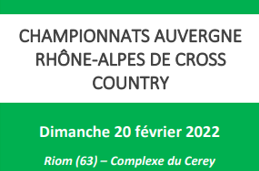 Championnat régional Cross Country 2022