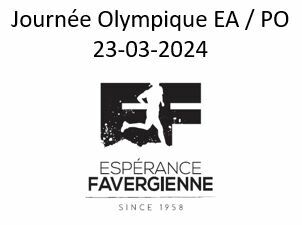 Journée Olympique EA / PO 23 Mars 2024