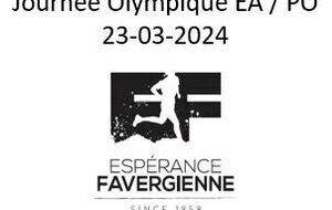 Journée Olympique EA / PO 23 Mars 2024