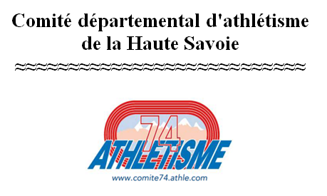 Comité Départemental d'athletisme de Haute Savoie 