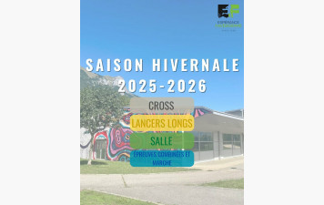 Calendriers saison hivernale 2025 - 2026 !