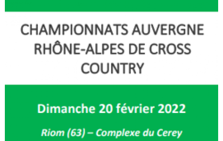Championnat régional Cross Country 2022