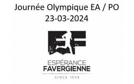 Journée Olympique EA / PO 23 Mars 2024
